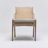 Delray 19'' H Upholstered Mahogany Armchair-90795099-91437504