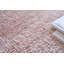 Plush Viscose/ Wool Area Rug in Pink-1517965463