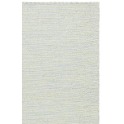 Dallis Green Ivory Handmade Cotton Rug