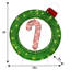 Ornement lumineux candy cane