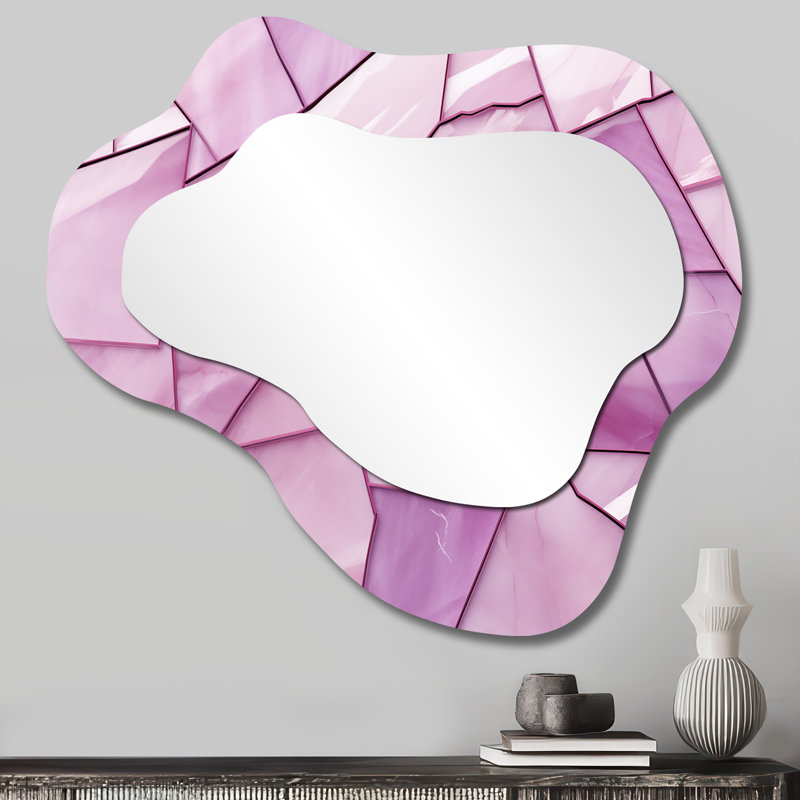Veikko, rose, tranquillité, reddition, collages, 25 po x 28 po