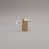 Satin Brass/Clear Acrylic selected