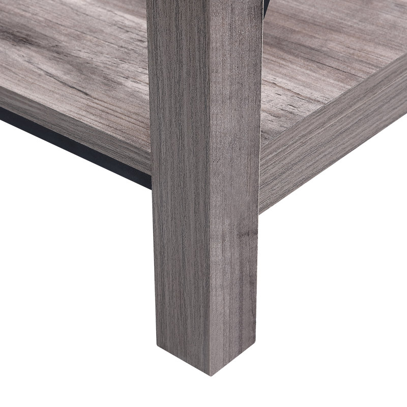 Ceianne 39.4" Console Table with Storage Shelf, Grey