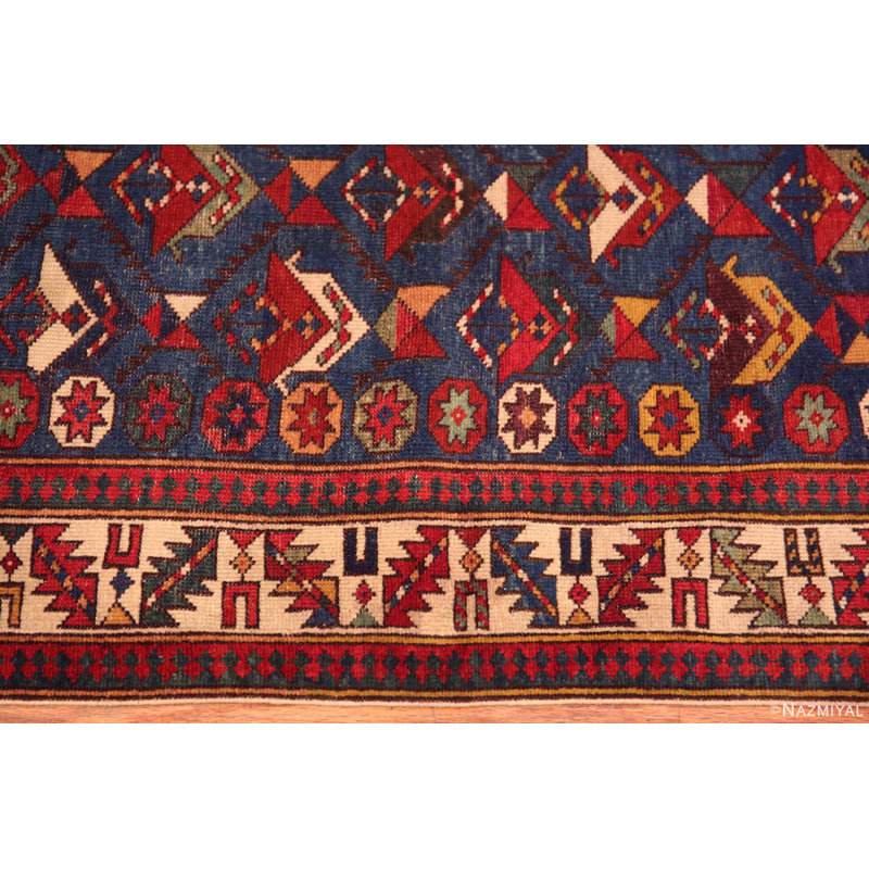 Tapis bleu Shirvan