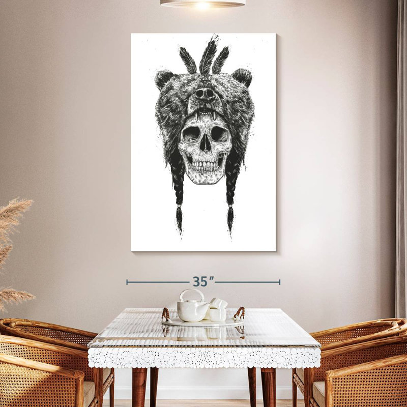 Kerner Dead Shaman, 51" H x 34" W
