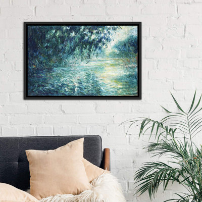 " Morning on the Seine, near Giverny " by Claude Monet Graphic Art Print