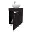 Meuble-lavabo avec lavabo intégré Wengue-68133822