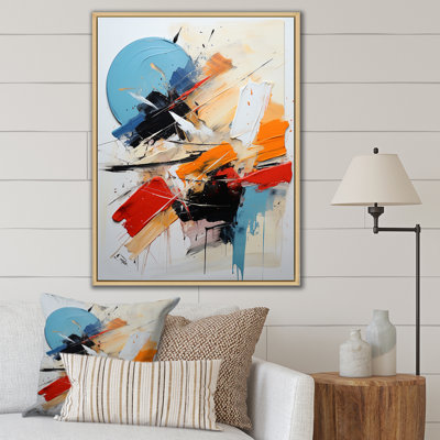 Cerulean Passenger Of Fragile Wisdom Abstract - Abstract Painting Canvas Print