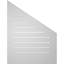 Half Peaked Left Surface Mount Signature Urethane Functional Gable Vent 8/12 Pitch Primed Tan-101743498