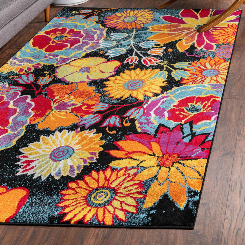 Lorene Floral Indoor Rug, Rectangle 8' x 10'