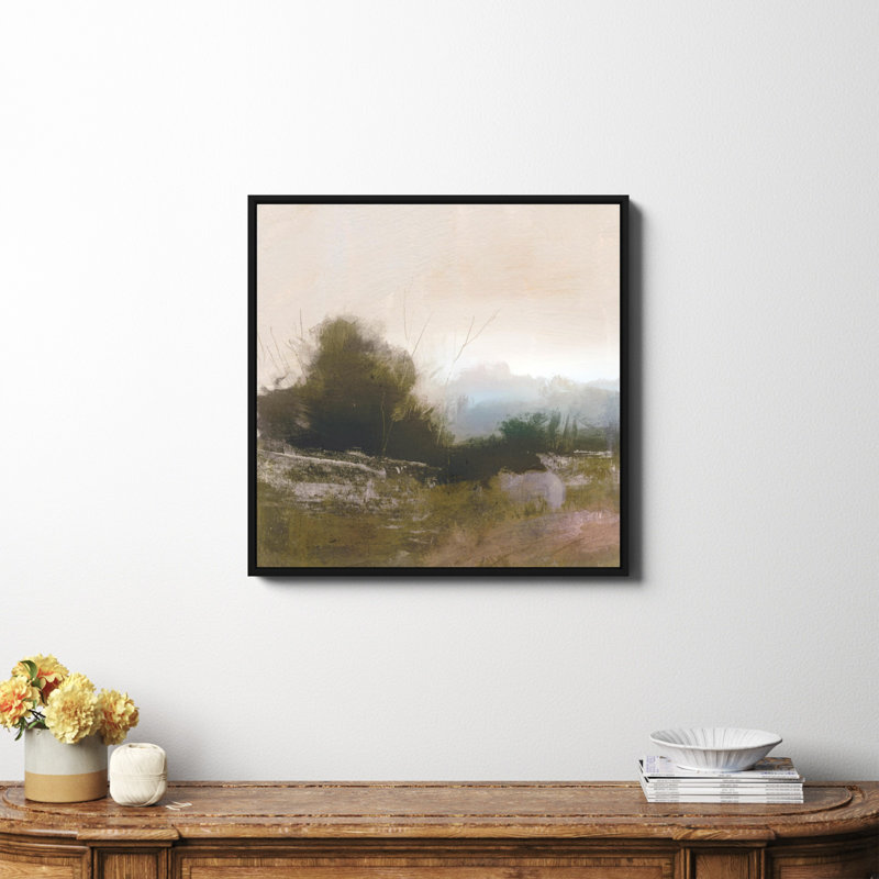 «Spring Farm» par Dan Hobday Art, Toile encadrée noire, Non, H 30 po x l 30 po x P 2 po