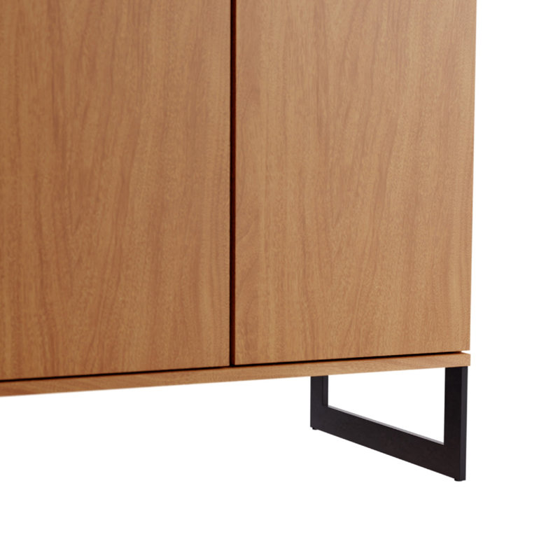 Saavedra Storage Bookcase, Maple