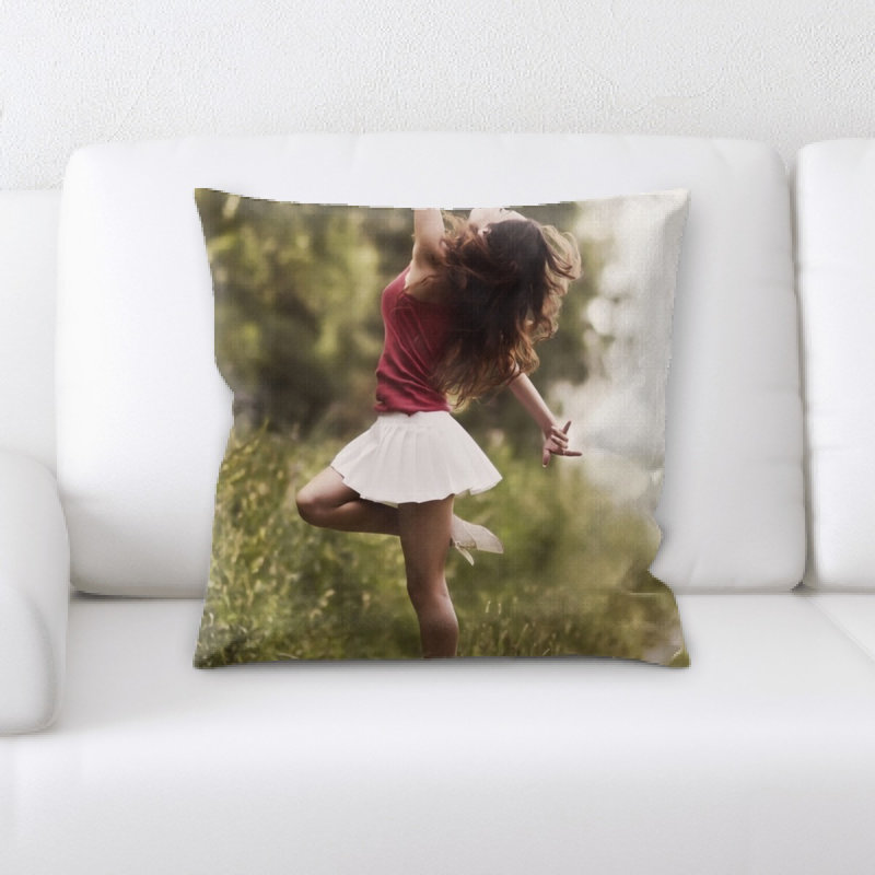 Microsuede Throw Pillow