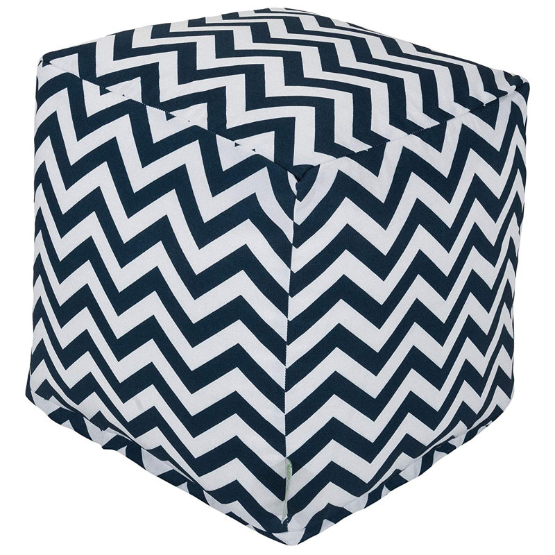 Blisston Outdoor Ottoman, Navy