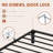 Metal Bed Frame, Heavy Duty Platform with 800 lbs Support, No Box Spring Needed, Easy Tool-Free Assembly, Noise-Free Design-1453551866