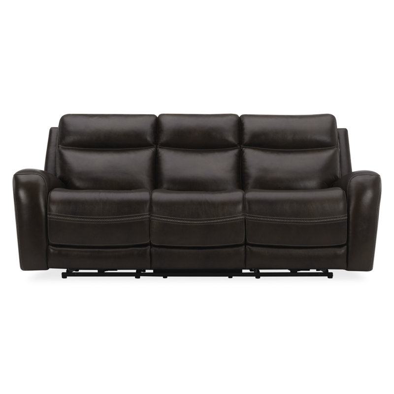 Canapé inclinable électrique en cuir 88 po Britaney