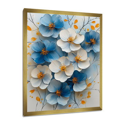 Moriana - Art mural sur toile à motif floral