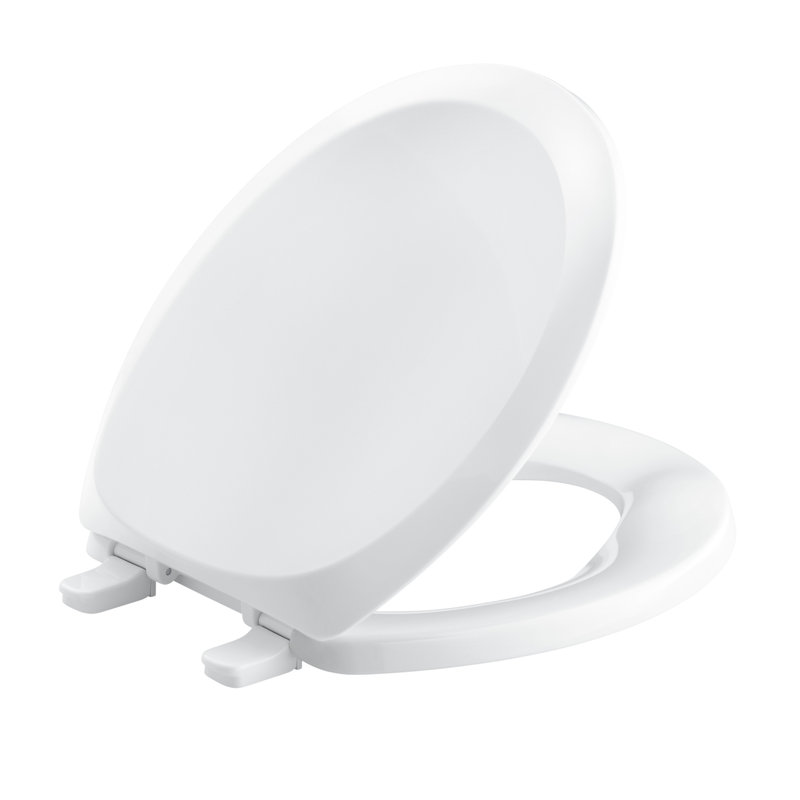 Siège de toilette rond French Curve, Blanc
