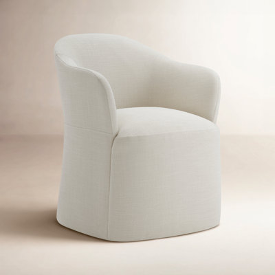 Janina Linen Dining Armchair