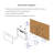 Recessed Ultra Thin Tempered Glass Electric Fireplace with Remote, Multi-Color Flame, LED Light, and Heater-18069815