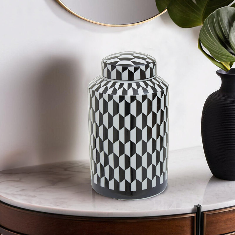 Battista Ceramic Decorative Urns & Jars