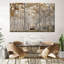 Ensemble de 3 pièces en or blanc sur toile-1934101360