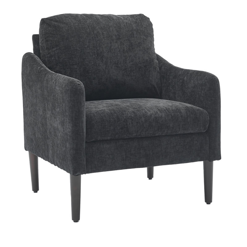  Fauteuil incurvé Cloud-Inspired, Noir