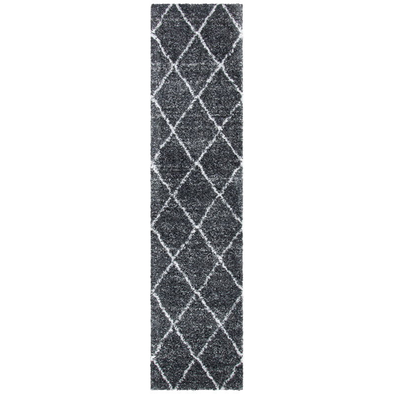 Tapis à poils longs Pouliot, Tapis de couloir 2 pi 2 po x 9 pi