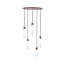 Flint 5 LT Winter Brass Multi-Pendant Kalco
