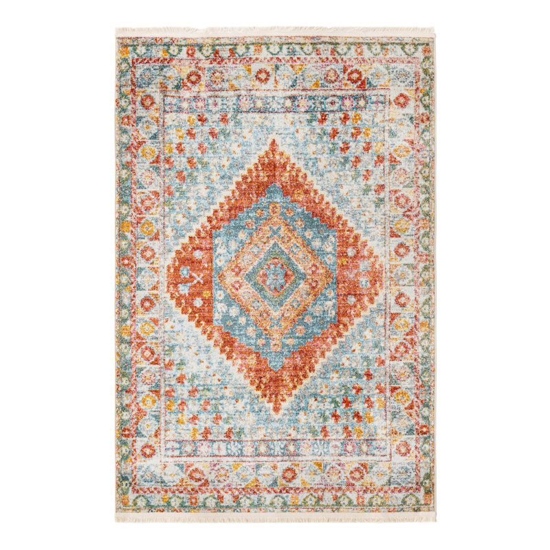 Haefner Oriental Indoor Rug, Rectangle 4'3" x 6'