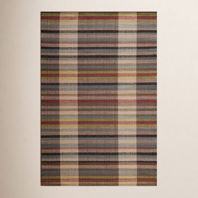 Swedish Rag Hand-Woven Striped Indoor Outdoor Rug