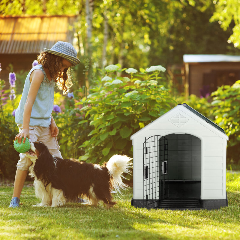 Niche pour chien Deriyon, H 28 po x l 26 po x P 28,7 po