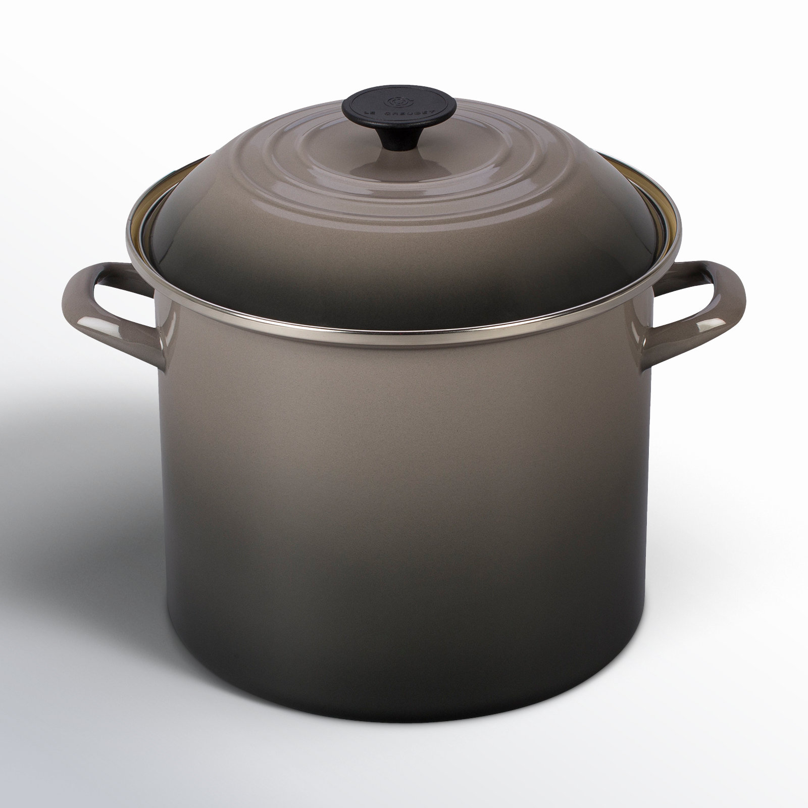 Le Creuset Enamel-on-Steel Stockpot with Lid, 8 qt., Oyster