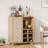 Wine Bar Cabinet with Rattan Door-1824770863