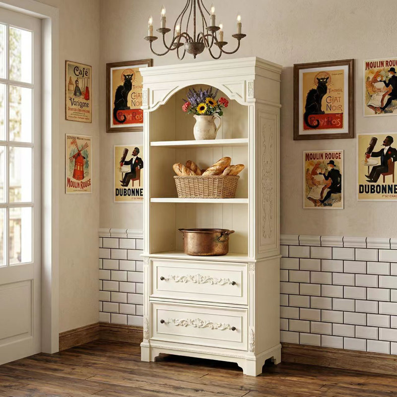 Armoire de salle à manger à 3 tiroirs H 76,6 po avec 2 tiroirs