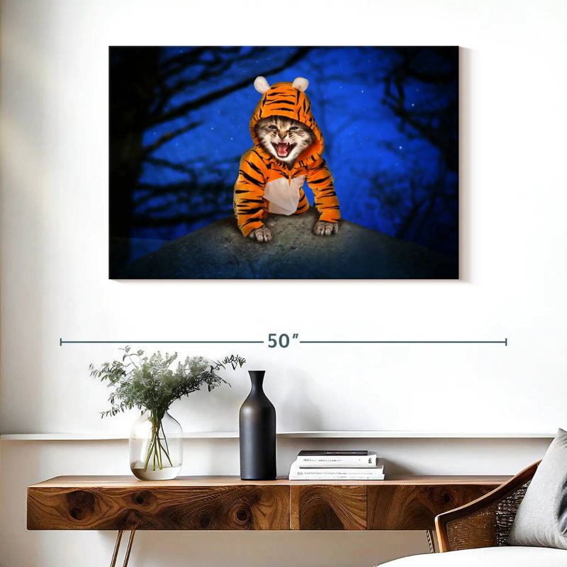 Chat d'Halloween, H 26 po x l 39 po