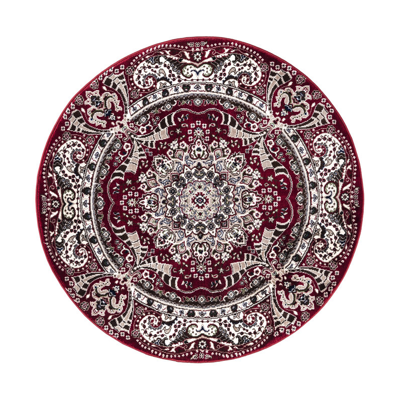 Floral Area Rug, Round 10cm