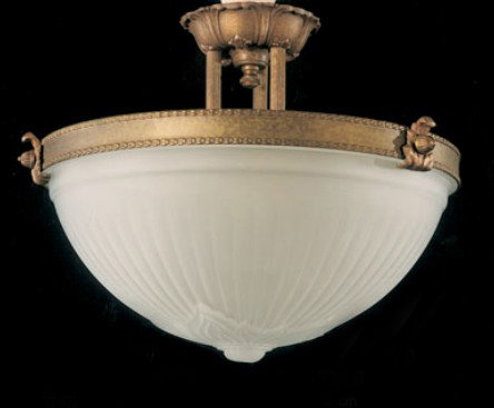 Banta Glass Semi Flush Mount