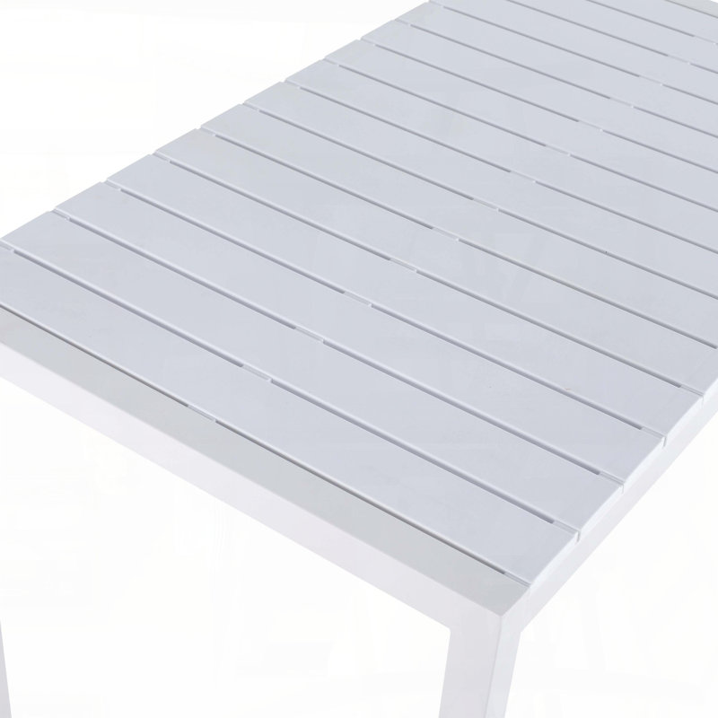 Table polyvalente 55 po intérieur / extérieur avec pieds en métal