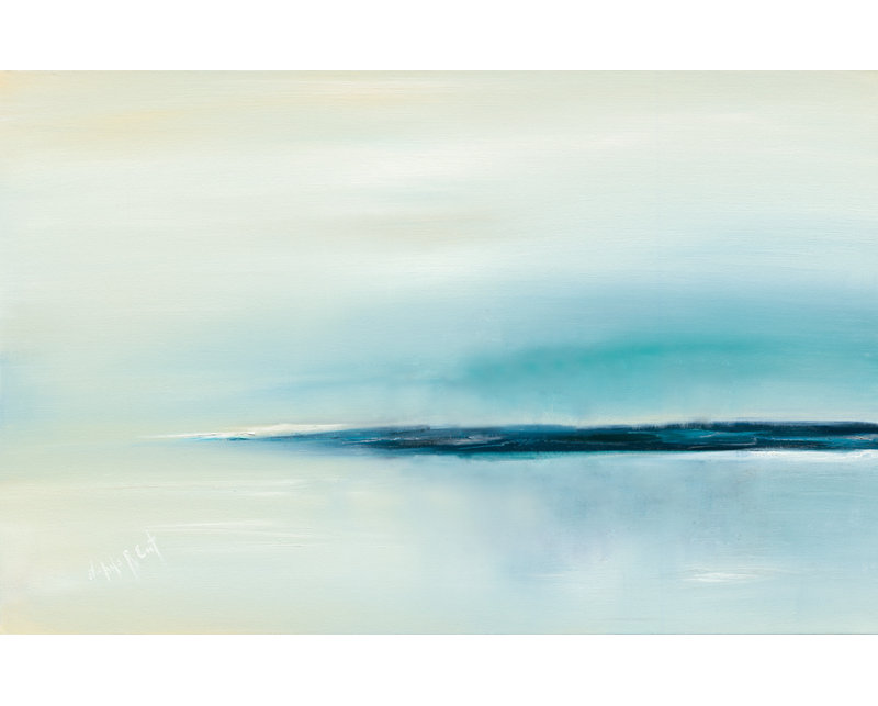 Reproduction d’art sur toile tendue, "stillness" par Michele Gort