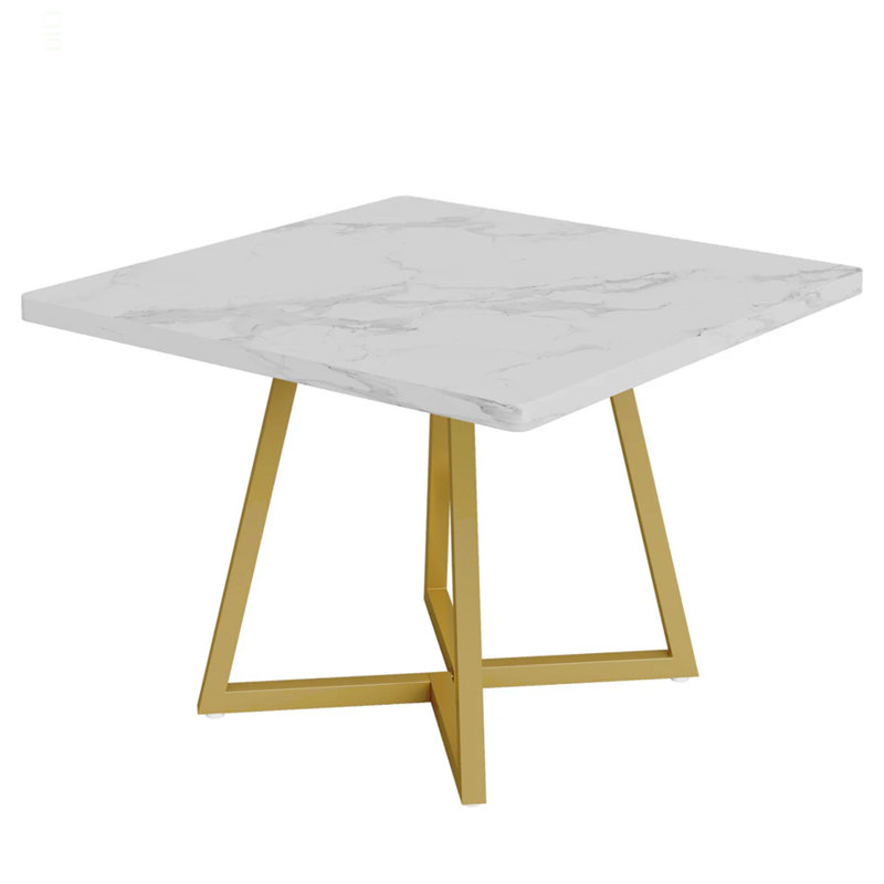 Table basse rétro, table de salle à manger carrée, table de cuisine (table seulement)