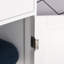 Armoire de rangement Kleankin, armoire de salle de bain haute, tour de lin étroite avec porte en acrylique, tiroir et tablettes, blanc