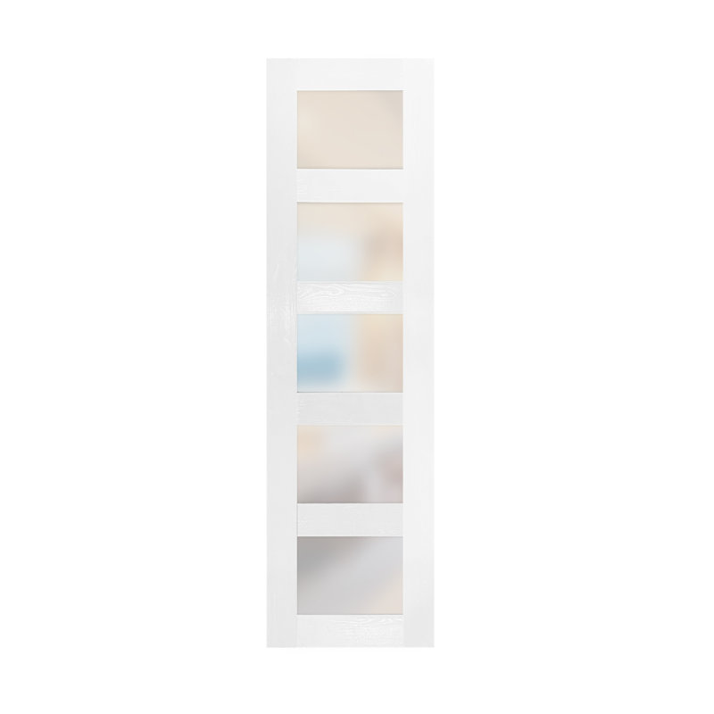 Porte standard en verre semi-solide, 26 po x 80 po