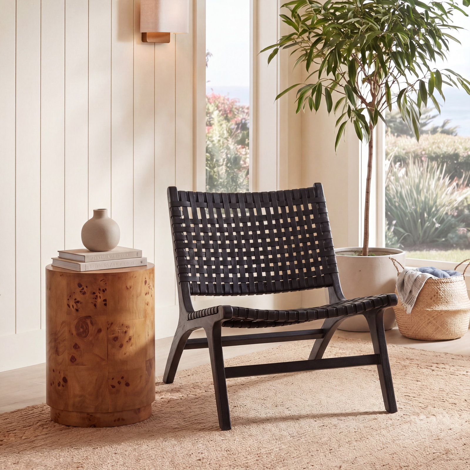 Denman Side Chair, Black