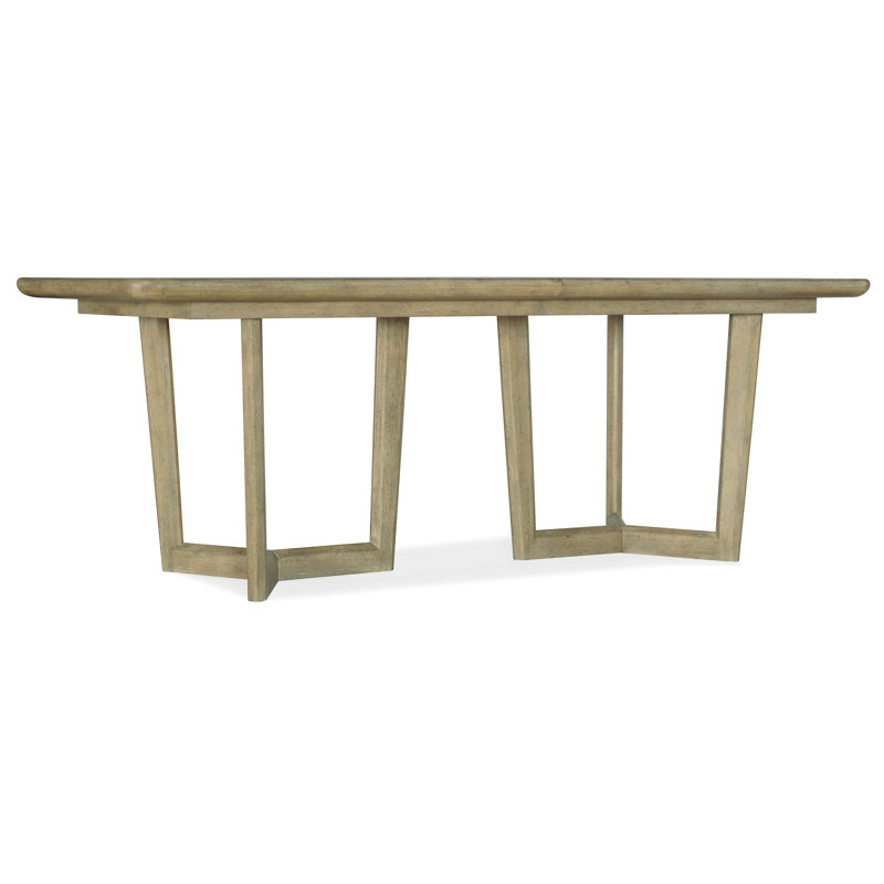 Surfrider Rectangle Dining Table with 2-18in Leaves, Natural