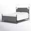 Lit standard tapissier en métal Olague-729343346-684126677