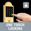 Single Cylinder Electronic Deadbolt-1627374283