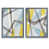Toile avec cadre gris