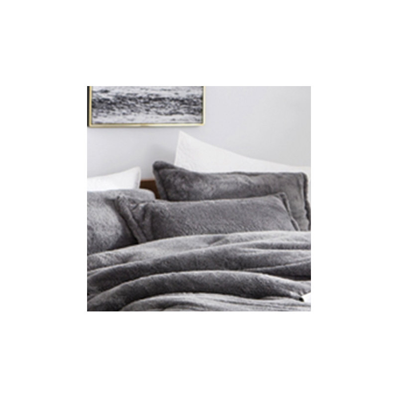 Original Plush Coma Inducer Pillow Sham, Charcoal Gray