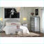 Tête de lit tapissier grand format avec noyau en bois massif Pieds en métal, hauteur réglable Garniture cloutée pour chambre à coucher